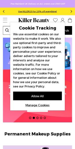 Mobile page screenshot