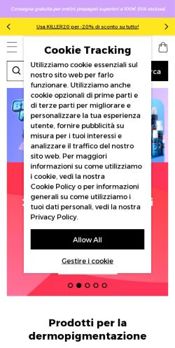 Mobile page screenshot