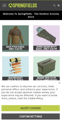 Mobile page screenshot