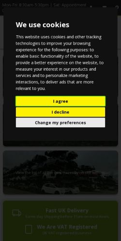 Mobile page screenshot