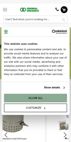 Mobile page screenshot