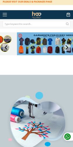 Mobile page screenshot