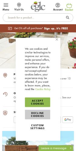 Mobile page screenshot