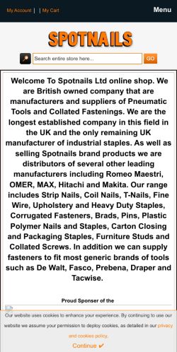 Mobile page screenshot