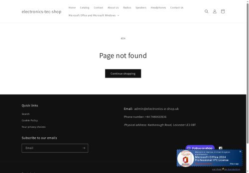 Desktop page screenshot