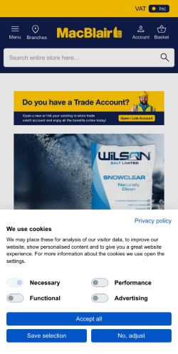 Mobile page screenshot