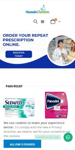 Mobile page screenshot