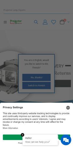 Mobile page screenshot