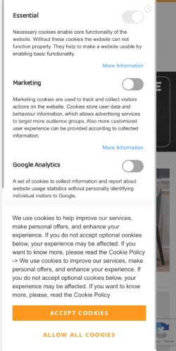 Mobile page screenshot