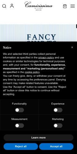 Mobile page screenshot