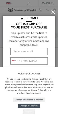 Mobile page screenshot