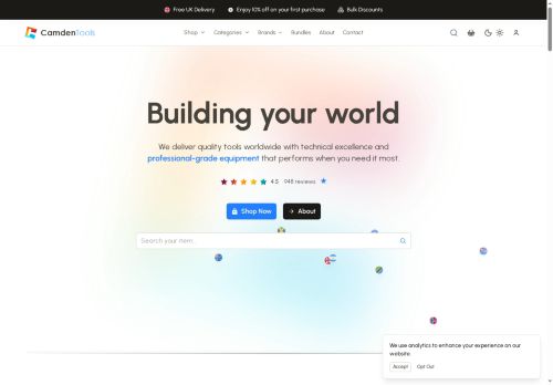 Desktop page screenshot