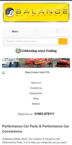 Mobile page screenshot