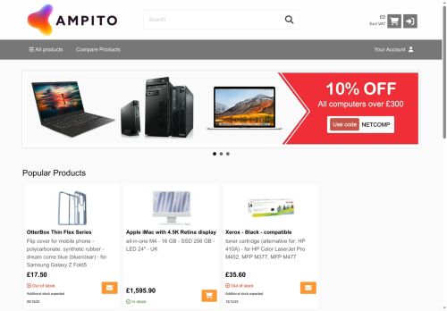 Desktop page screenshot