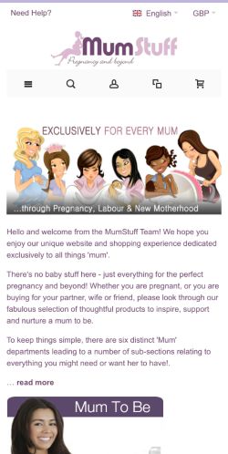 Mobile page screenshot