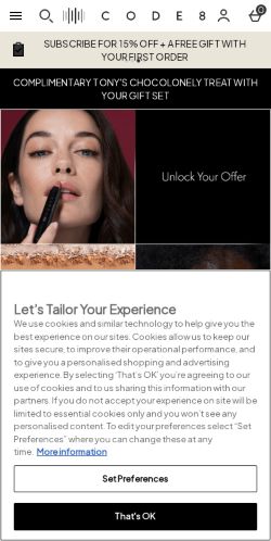 Mobile page screenshot