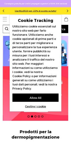 Mobile page screenshot