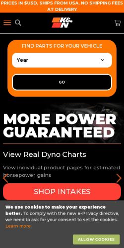 Mobile page screenshot