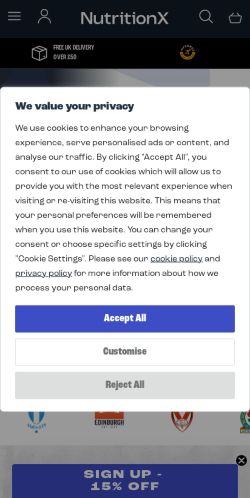 Mobile page screenshot