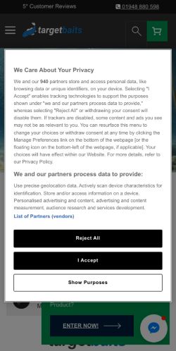 Mobile page screenshot