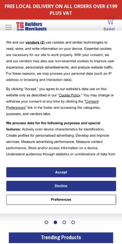 Mobile page screenshot