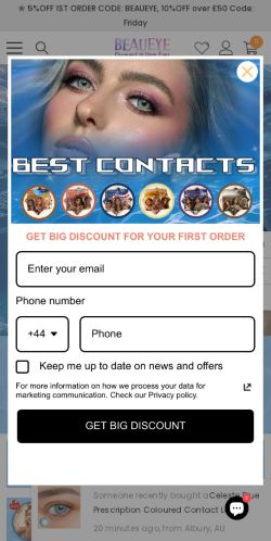 Mobile page screenshot