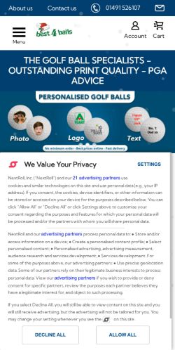Mobile page screenshot