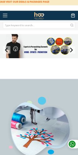 Mobile page screenshot