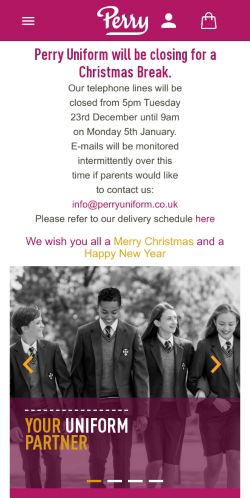 Mobile page screenshot