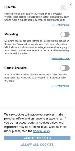 Mobile page screenshot