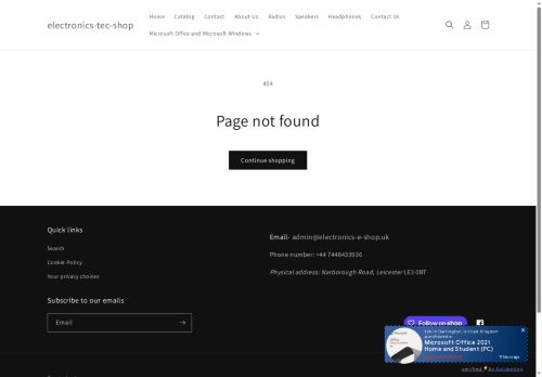 Desktop page screenshot