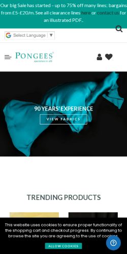 Mobile page screenshot