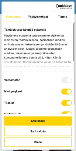 Mobile page screenshot