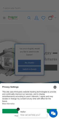 Mobile page screenshot