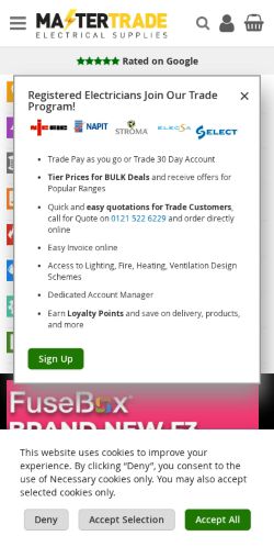 Mobile page screenshot