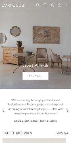 Mobile page screenshot