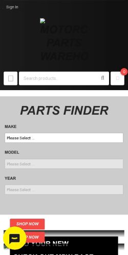 Mobile page screenshot