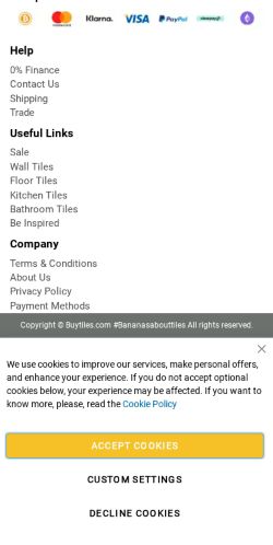 Mobile page screenshot