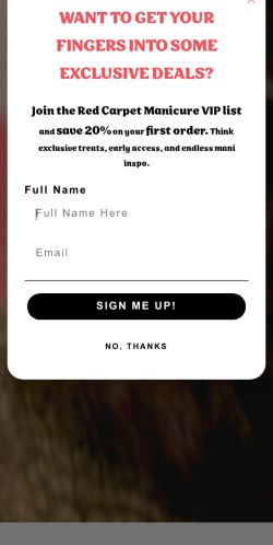 Mobile page screenshot