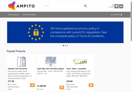 Desktop page screenshot