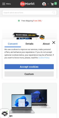 Mobile page screenshot