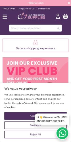 Mobile page screenshot