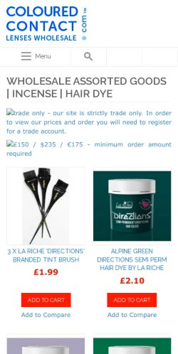 Mobile page screenshot