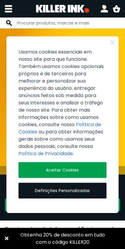 Mobile page screenshot