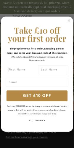 Mobile page screenshot