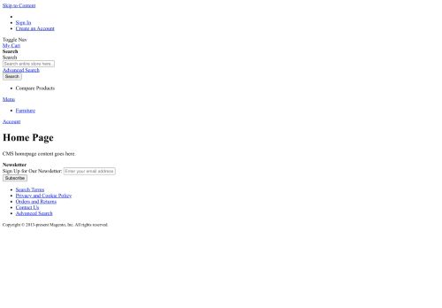 Desktop page screenshot