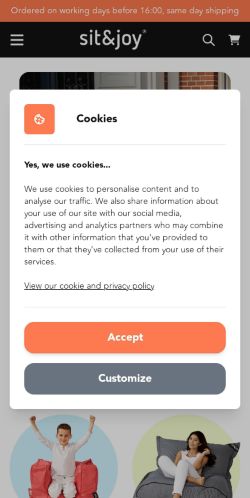 Mobile page screenshot