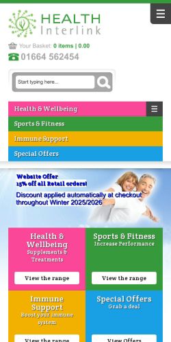 Mobile page screenshot