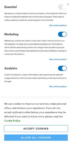 Mobile page screenshot