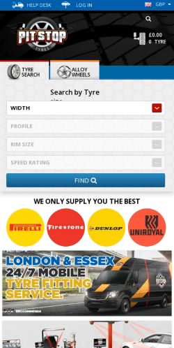 Mobile page screenshot